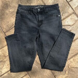 Black faded jeans!